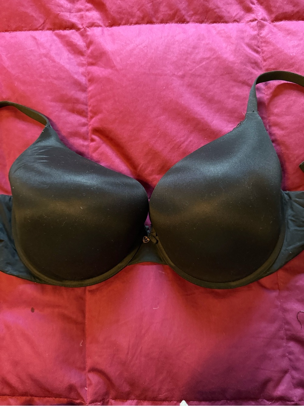 Victoria's Secret Black T-Shirt Bra - Smooth Contour